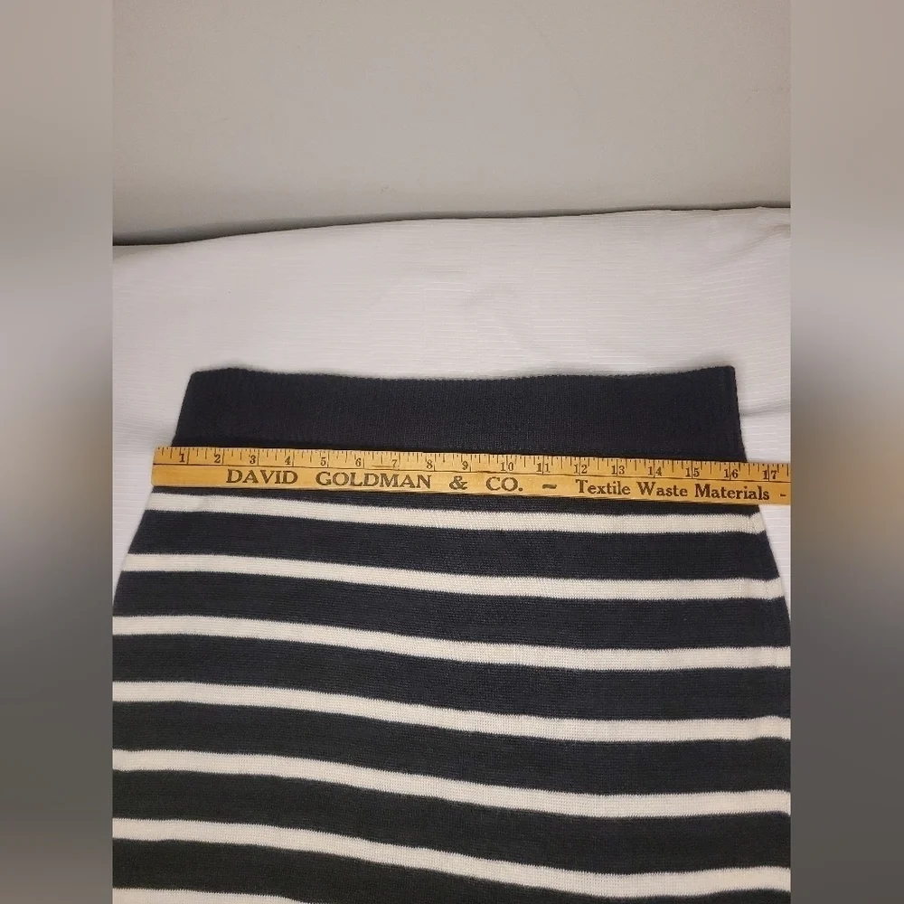 Loft Outlet Wool Blend Striped Cozy Mini Skirt sz L Petite